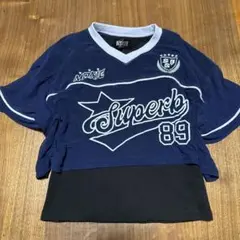 BISKEE 子供用 レイヤード風トップス