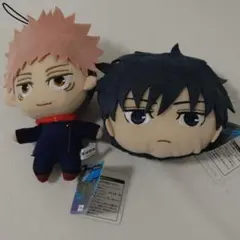 呪術廻戦　虎杖悠仁　ぬいぐるみ　伏黒恵　フェイスポーチ