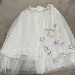 メゾピアノ　チュールスカート　140