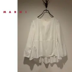 MARNI フレア ボトム ブラウス / マルニ シャツ チュニック プリーツのサムネイル