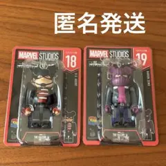 MARVEL BE@RBRICK Happyくじ 18 19 2点セット