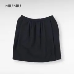 MIU MIU Black Mini Skirt