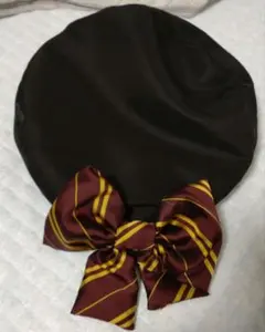ベレー帽 グリフィンドール ハリー・ポッター ユニバ usj リボン付き