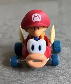 スーパーマリオカート　フィギュア　ベビーマリオ　プルバックカー　プクプク