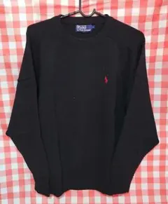 良品POLO RALPH LAURENハニカムサーマルロングスリーブTシャツ S 
