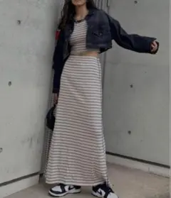 美品　AMERI×MILLER SET UP DRESSのサムネイル