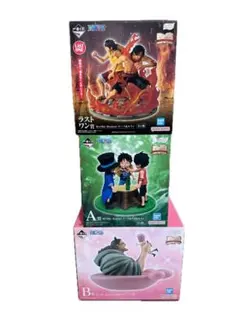 ONE PIECE 一番くじB賞 C賞 & プライズフィギュア6点セット 未開封