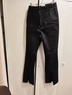 UNITED ARROWS ブラック フレアパンツ 38