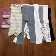 ベビー用スパッツ レギンス 靴下 ミトン セットのサムネイル