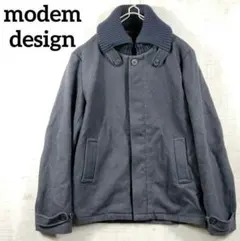 modem design【M】ドンキーコート ピーコート フルジップ ジャケット