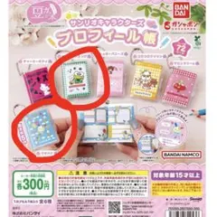 サンリオ プロフィール帳 ガチャガチャ ウサハナ けろけろけろっぴ