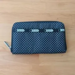 レスポートサック　長財布　水玉　ドット