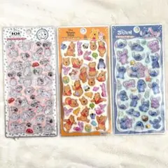 【正規品】プチドロップステッカー ディズニー【3枚】