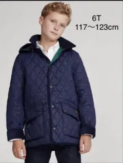ネイビー キルティングジャケット 6T