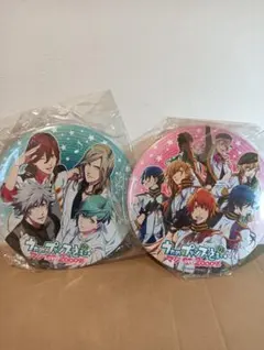 【新品未開封】うたプリ ブリキラウンドプレート 大型缶バッジ 全2種セット