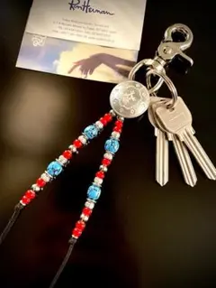 ロンハーマン シエスタポー ビンテージ シルバービーズ キーチェーン