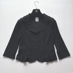 シビラ　Sybilla テーラードジャケット ショート丈 七分袖 セレモニー黒のサムネイル