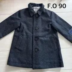 F.O. 90 ダークグレー ウールコート 90cm PICKING OUTのサムネイル