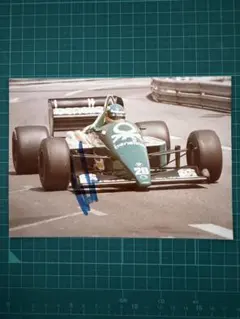 ゲルハルトベルガー　Benetton F1 直筆サイン入りポートレートカード ゲルハルトベルガー Benetton F1 直筆サイン入りポートレートカード