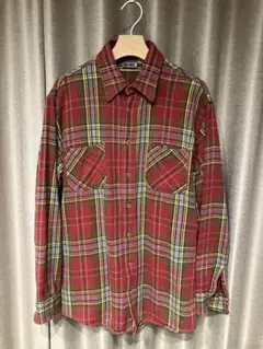 BIG MAC チェック柄ネルシャツ レッド系