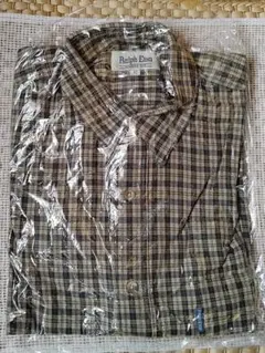 Ralph Eton チェック柄 長袖シャツ M
