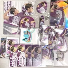 【牛島若利】アニメ10周年イラストグッズまとめ売り【ハイキュー】