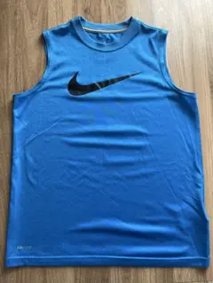 Nike DRI-FIT キッズタンクトップ M 青