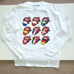 Rolling Stones ロゴデザイン 長袖Tシャツ Ｍサイズ