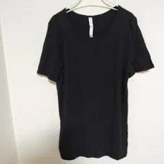 ルルレモン Tシャツ クルーネック 半袖 無地 12 黒 綿 ヨガ ジム