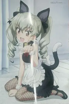 （71）ガールズ&パンツァー　艦これ　付録B2ポスター　両面印刷　アンチョビ