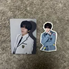 なにわ男子 HARDWORK 長尾謙杜 ステッカー&トレカ