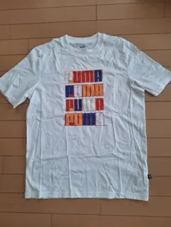 PUMA ロゴプリント Tシャツ ホワイト