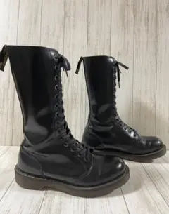 スチールトゥ！ホワイト社＆英国製！激レアカラー！ドクターマーチン14ホールUK5 ドクターマーチン DR.MARTENS ロングブーツ 白 UK5 シューズ