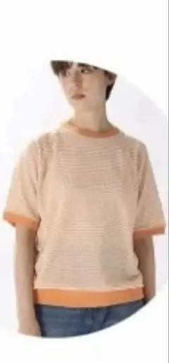 【美品】ボーダー半袖Tシャツのサムネイル