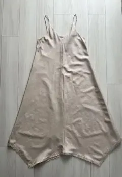 【美品】NOBLE キャミワンピース ベージュ ロング丈のサムネイル