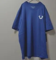 新品【トゥルーレリジョン】BUDDHA LOGO　Tシャツ　青　Mサイズのサムネイル