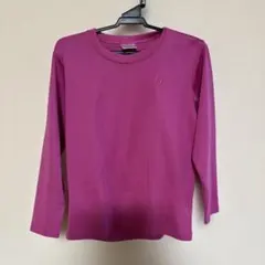 IGNIO 長袖トレーニングシャツ ピンク 130