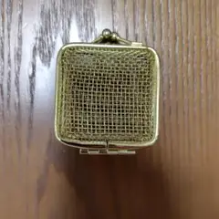 ゴールドメッシュコインケース レトロ昭和