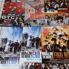 映画チラシ　HIGH&LOW シリーズ6種セット
