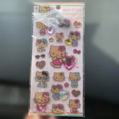 【メルカリ便】キラキララインストーンシール　日焼けキティー