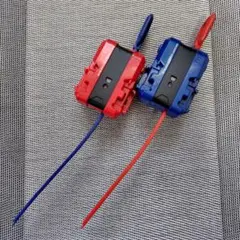 ワインダーランチャー 2個セット 黒×赤 黒×青 ベイブレードX ④