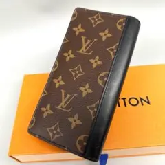 【極美品】ルイヴィトン　モノグラム　マカサー　ブラザ　タノン　長財布 LOUIS VUITTON ルイヴィトン 長財布 ポルトフォイユ・ブラザ
