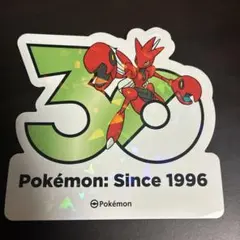 ハッサム ポケモン30周年ランダムシール 聖水ソンスポップアップpopup