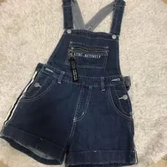 美品　デニムオーバーオール