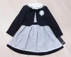 ヒロミチナカノ　フォーマルワンピース　120cm　ボレロ　ブラウス　黒グレー