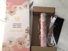 ヴィダルサスーン ポール&ジョー コードレス 2wayヘアアイロン 携帯