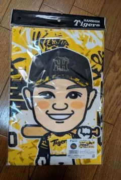 阪神タイガース ウル虎の夏 似顔絵 フェイスタオル　中野拓夢選手