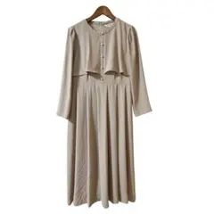 洋服の青山 美品 ワンピース　アンカーウーマン 礼服　フォーマル　１３号