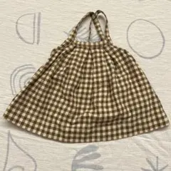 organic zoo Chestnut Gingham Tribe Skirt