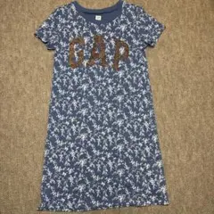 GAP キッズ 花柄 半袖ワンピース 150㎝ 夏服